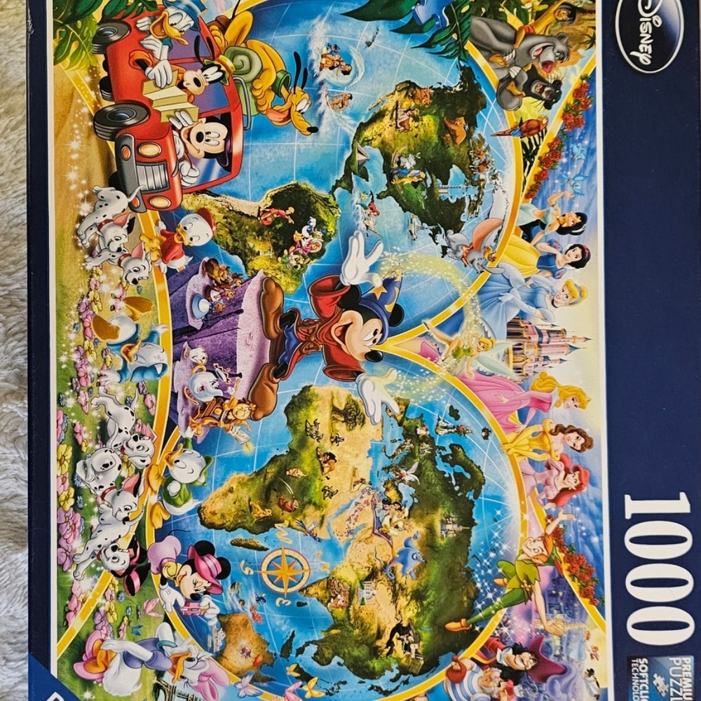 Disney Blue and Green Classic Puzzle